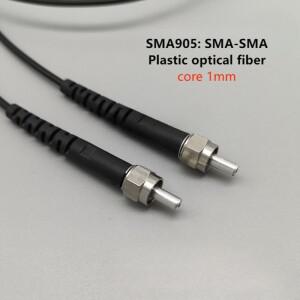 SMA905 플라스틱 광섬유 POF 점퍼 금속 커넥터 SMA-ST SMA-FC 1m 2m 3m 1mm 980 1000um