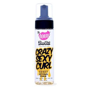 DOUX CRAZYSEXYCURL 컬리 세팅 밤새 컨트롤 헤어 크림 허니 스타일링 광택 함유된 무스 수분 실크 무열 알로에 제품 헤어용 아미노산이 곱슬머리