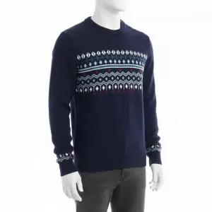 세인트제임스 25FW 브리안콘 니트 스웨터 네이비 멀티 3381-ME 753459