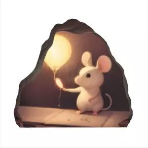 문구 사무용품 스티커 야광 쥐구멍 캐릭터 인테리어 벽지 아이방 꾸미기 소품