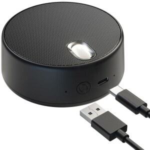 ROFALL 마이크가 있는 USB 컴퓨터 스피커 회의용 PC 핸즈프리 픽업 줌과 사운드 모드 음성 향상된 오피스 호환 노트북 2가지 통화 개인