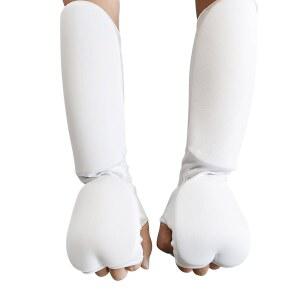 복싱 주먹 팔뚝 가드 패딩 통기성 가라데 패드 보호 태권도 슬리브 무술 훈련