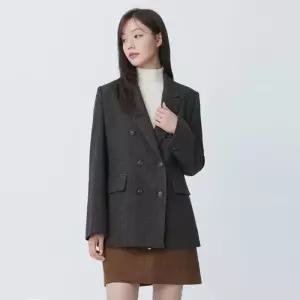 백화점 플라스틱아일랜드 울 더블 자켓 PR4WJ067