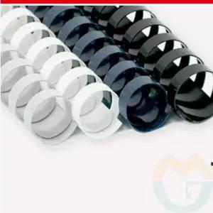 플라스틱 제본링 28mm 50개입 검정 제본스프링