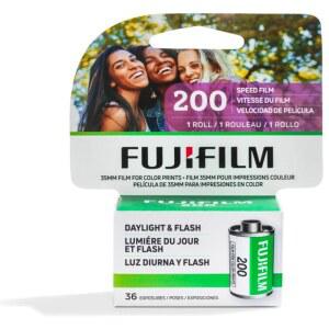 FUJIFILM FUJICOLOR 200 컬러 네거티브 필름 필름 1팩 35MM 36가지 노출