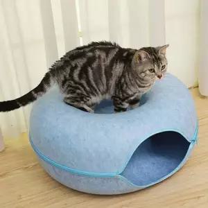 고양이 도넛 터널 숨숨집 60cm 캣 도넛하우스 캣터널하우스