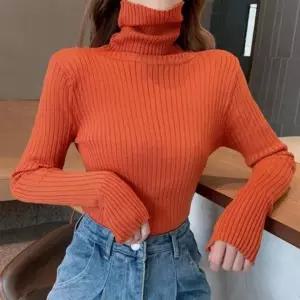 [하프클럽/]여성 기모 터틀넥 목폴라 긴팔티