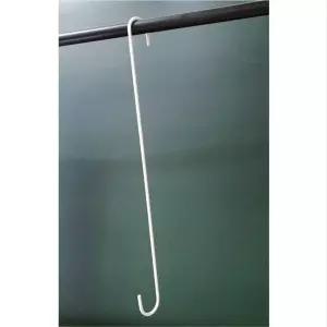 소품걸이 S자 고리 스틸 화이트 50cm 옷걸이 가방걸이 모자걸이 연장 후크