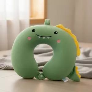 캐릭터 메모리폼 목쿠션 여행용 차량용 낮잠 베개 받침대목 용베개 용대 편안한 홈패브릭 수예