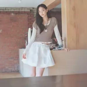 백화점 에잇세컨즈 여성 코튼 캉캉이 미니 스커트 화이트 356327CM71
