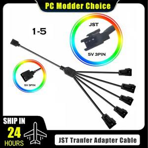 JST SM 어댑터 케이블 RGB 전송 4Pin JST-3P SM3P EL 와이어 코드 남성여성 MB AURA SYNC 라인