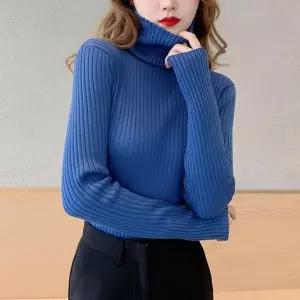 [하프클럽/]소프트 기모 목폴라티 여성 5컬러 골지