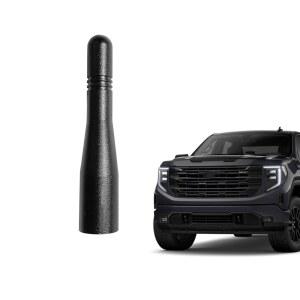 GM 트럭 쇼트 안테나 GMC 시에라 세차 짧은 교체 3인치 쉐보레 실버라도 6CM 안전 적합 액세서리용 모델에 블랙 모든