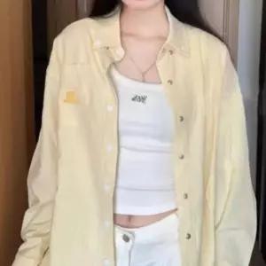 [하프클럽/]여성 긴팔 셔츠 스트라이프 카라 롱셔츠