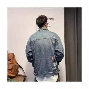 남성 깔끔한 청자켓 워싱 데님 코트 빈티지 가을 빅사이즈 재킷 인기3