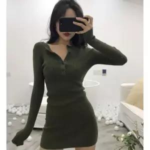 [하프클럽/]슬림원피스 골지 버튼 데일리 아이템 638