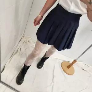 [하프클럽/]데일리 플레어 네이비 여자 교복 스커트