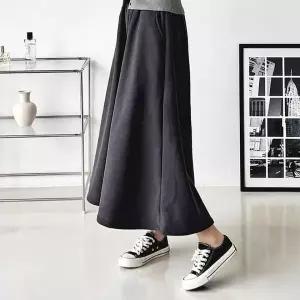 [하프클럽/]여성 롱 플레어 스커트 코듀로이 겨울 치마 데일리