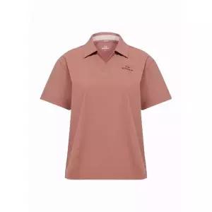 EIDER 아이더 ON THE ROCK 온더락 여성 우븐 반팔 폴로 티셔츠 ASH ROSE