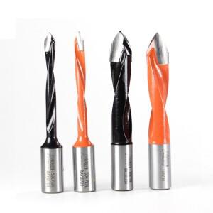 1pc 텅스텐 카바이드 합금 갱 드릴 비트 목공 스루 홀 CNC 라우터 내성 Dia.5-10mm 구멍
