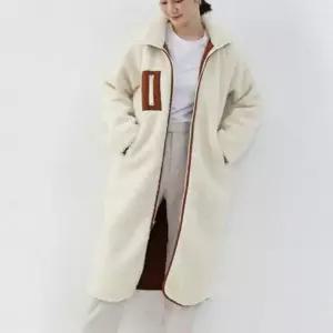 [하프클럽/]여성 롱 후리스 점퍼 겨울 데일리 코트 지퍼 포켓