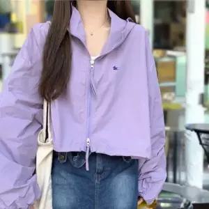 [하프클럽/]여성 오버핏 크롭 점퍼 바람막이 아노락 여름 아우터