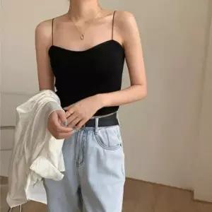 [하프클럽/]나시 여성 이너 슬림핏 끈나시 캐주얼