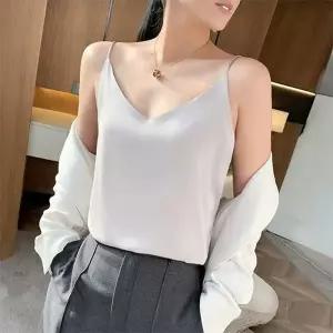 [하프클럽/]끈나시 심플 베이직 싱글스트랩 캐주얼
