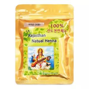 실크플로라 인도 천연 헤나 -브라운- 100g -O