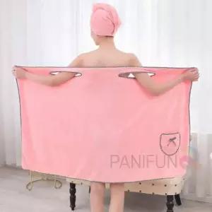 샤워 랩 가운 수면 목욕 헤어터번 여성골프 샤워가운 바스 극세사 머리수건
