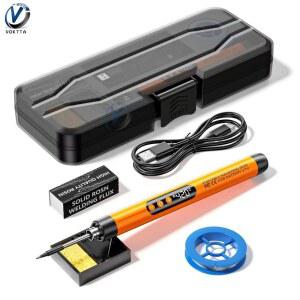 USB 납땜 다리미 무선 전기 납땜 다리미 고속 충전 배터리 납땜 다리미 휴대용 수리 용접 도구 5V 8W