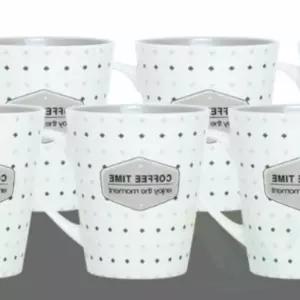 도자기 머그컵 그레이 6P 도자기잔 예쁜잔 도자기컵 카페컵