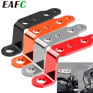 PCX브라켓 EAFC 1PC 브라켓 LED 라이트는 오토바이 백미러를 스포트라이트 라이트 먼지 자전거