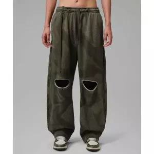 NIKE 나이키 조던 플리스 배기 팬츠 W 스프루스 포그 카고 카키 IR7792-304