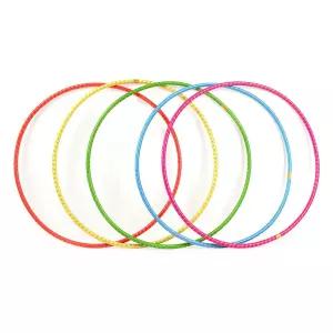 리듬체조 스타일 어린이용 훌라후프 5개 색상랜덤 유산소운동 돌리기 능력발달 아이들성장