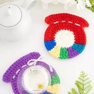 코바늘 복주머니 DIY뜨개질 뜨개실 뜨개질 질실 공예 DIY