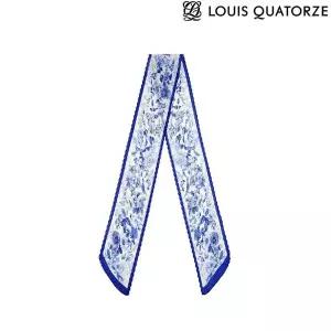 매장정품 LOUIS QUATORZE 루이까또즈 (2EPW970BU) 플로린플리츠 주름 스카프 블루 1651591