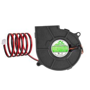 75MM 30MM 7530 DC 12V 냉각 송풍기 베어링 듀얼 브러시리스