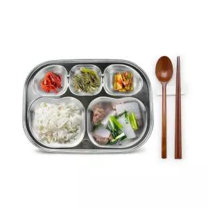 체중관리 어른식판 스텐식기 어린이집 유아식판 급식판 가정용 식당용품 식용 레스 야외 캠핑
