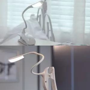 학생 공부방 LED 스탠드 집게형 침대 거치대독서등 조명 테이블 침실 탁상용