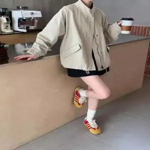 팔콘 여자 여친 카디건 블레이저 스트링 루즈핏 KKE1