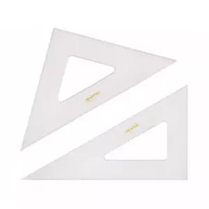 (아트메이트)삼각자 45cm 교수용 아크릴 손잡이 제도용 미술용 문구용