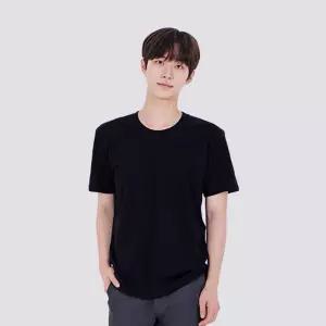 교복몰 남자 검정티생활셔츠 학교 셔츠 체육 반팔체육