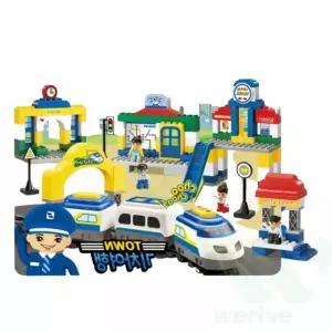 TOWN 기차여행 컬러블럭 조립식장난감 옥스포드블록