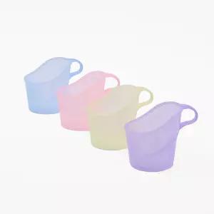 카페테리아 종이컵 홀더 10개 1세트 색상 랜덤 받침대 거치대 컵통 손잡이 받침