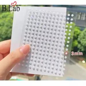 뷰랩 큐빅진주 3mm 네일스티커 인기 데코 워터데칼 아트 젤네일 캐릭터 체크 셀프 장식