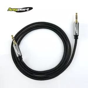 애니포트 AP-STMM030M 스테레오 3.5파이 고급형 메탈 M 3M잭 스테레오선 케이블 연결 오디오 음향