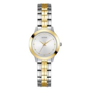 Guess 30MM 클래식 시계 실버 골드
