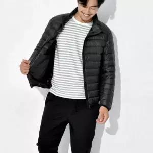 [하프클럽/]남성 경량 패딩 점퍼 바람막이 웰론 겨울