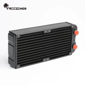 FREEZEMOD 라디에이터 수냉식 알루미늄 120/240/360 PC 방열판 45mm 두께 120 팬과 호환 가능